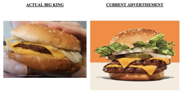 Bán burger thật khác xa hình quảng cáo, Burger King bị kiện - Ảnh 2.