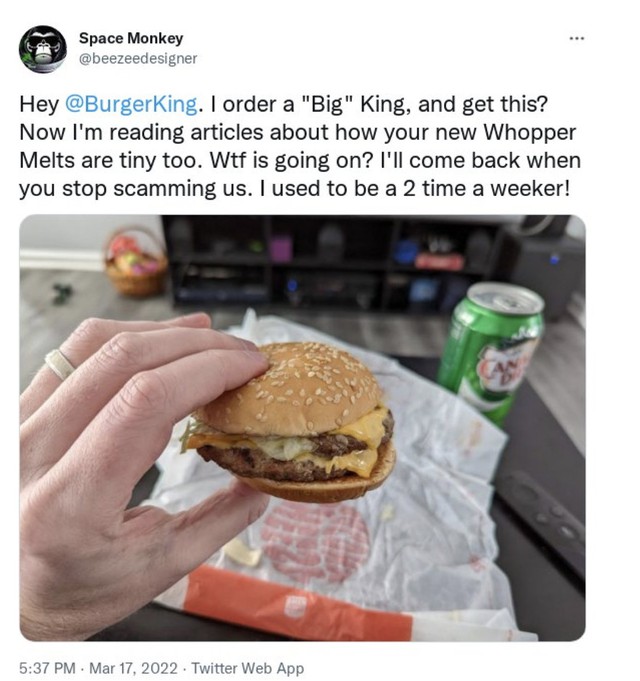 Selling a real burger is far from the advertisement image, Burger King is sued - Photo 3.