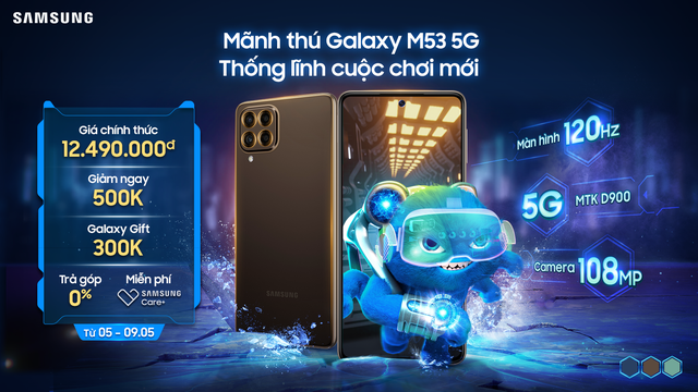 Samsung ra mắt Galaxy M53 5G tại Việt Nam, giá đắt hơn A73 - Ảnh 3.