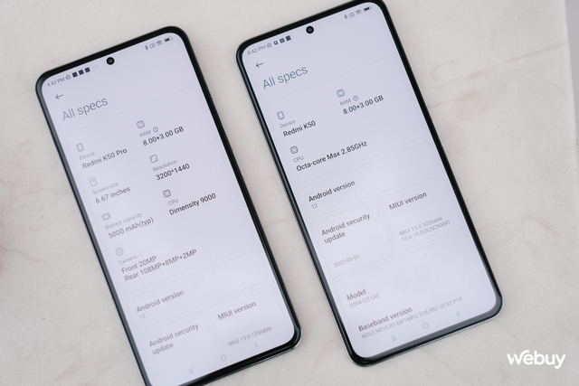 Trên tay Redmi K50 và K50 Pro: Thiết kế mới, chip Dimensity mới hiệu năng ngang ngửa Snapdragon 8 Gen 1, sạc nhanh 120W, giá từ 9.6 triệu đồng - Ảnh 14.