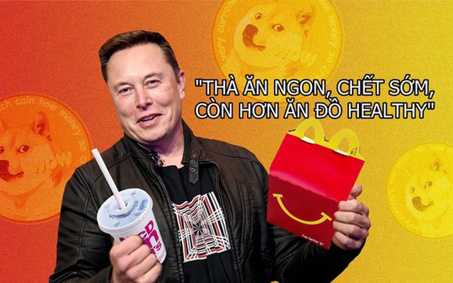 Quan điểm lạ đời của Elon Musk: ‘Thà ăn ngon, chết sớm còn hơn ăn thực phẩm lành mạnh’ - Ảnh 1.