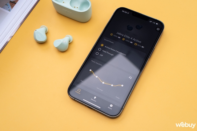 On hand Jabra Elite 4 Active - Photo 13. On hand Jabra Elite 4 Active - Photo 13.