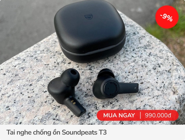 Tầm 1 triệu tha hồ chọn tai nghe không dây, có cả chống ồn lại sale đến nửa giá - Ảnh 4.