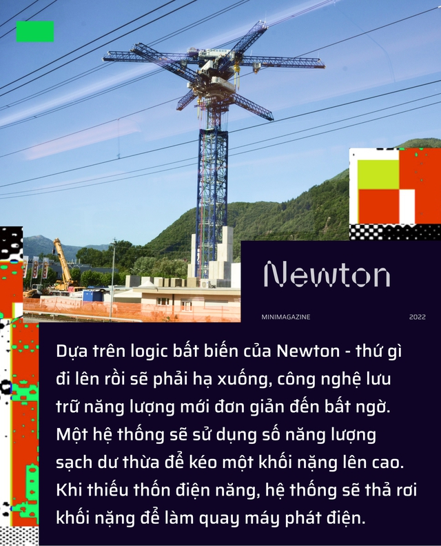 Tận dụng vật lý của Newton, các kỹ sư tạo ra được những tháp pin khổng lồ lưu trữ điện mặt trời - Ảnh 1.