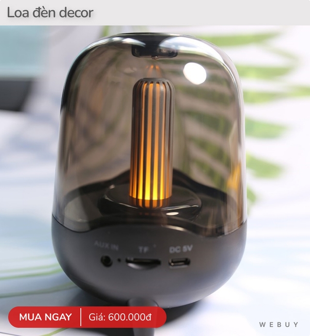 9 mẫu loa Bluetooth kiêm đèn ngủ, đèn màu đúng chất đẹp - độc - lạ, giá từ 225k - Ảnh 4.