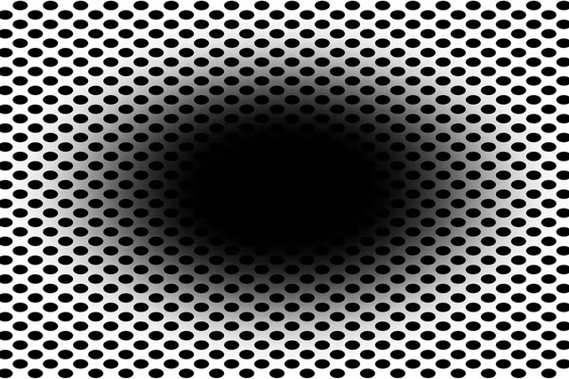 Ảo ảnh quang học này khiến 86% người nhìn vào có cảm giác như 'rơi vào hố đen' - Ảnh 1.