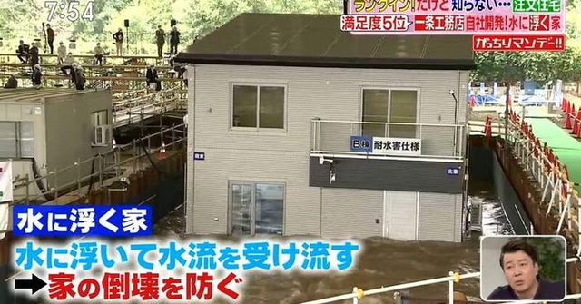 Công ty Nhật Bản tạo ra nhà chống lũ lụt - Ảnh 1.