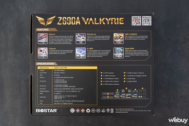 Quick unboxing of Biostar Z690A Valkyrie motherboard: just enough for high-end needs - Photo 2.
