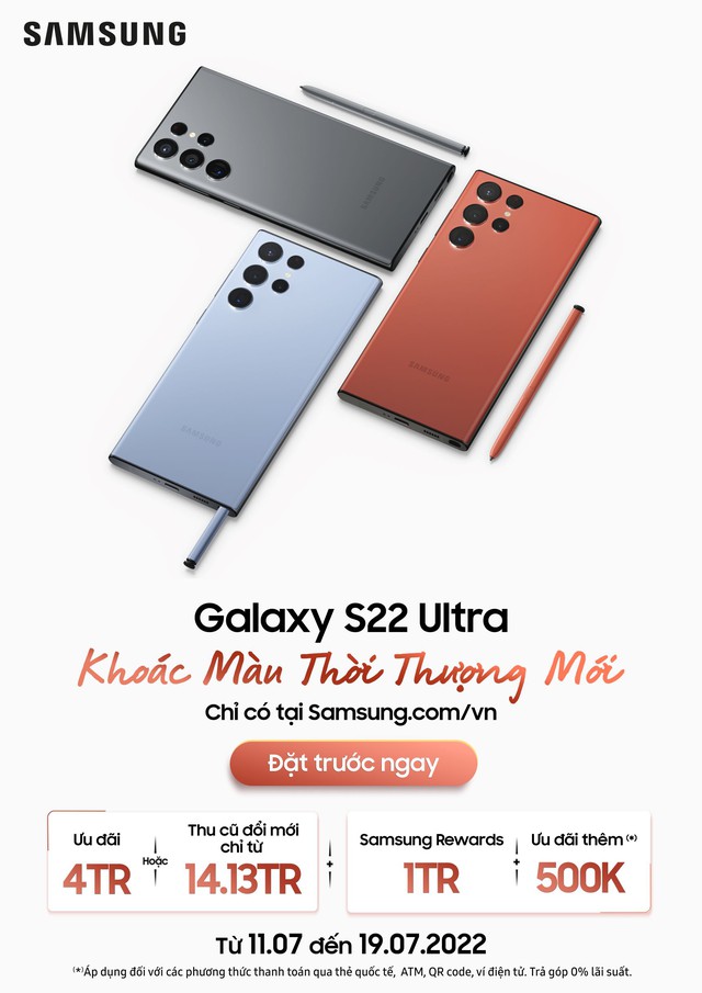 Galaxy S22 Ultra có thêm 3 màu độc quyền mới - Ảnh 1.