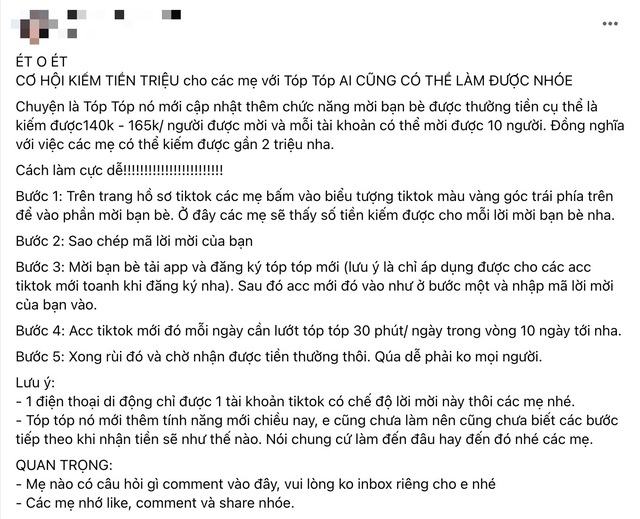 TikTok ra mắt chương trình giới thiệu người dùng mới nhận hoa hồng &quot;khủng&quot;, liệu có dễ ăn? - Ảnh 2.