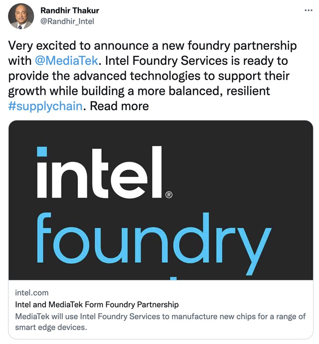 Intel sẽ sản xuất chip cho MediaTek - Ảnh 1.