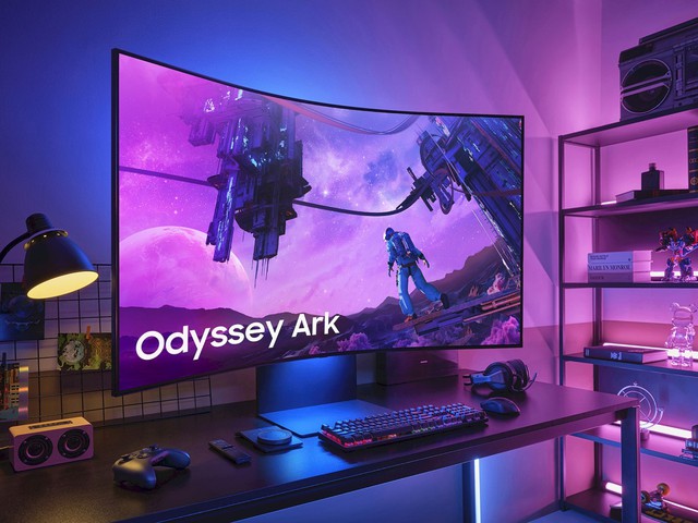 Samsung ra mắt Odyssey Ark: Màn hình gaming 55 inch 4K 165Hz cong, giá 3.500 USD - Ảnh 2.