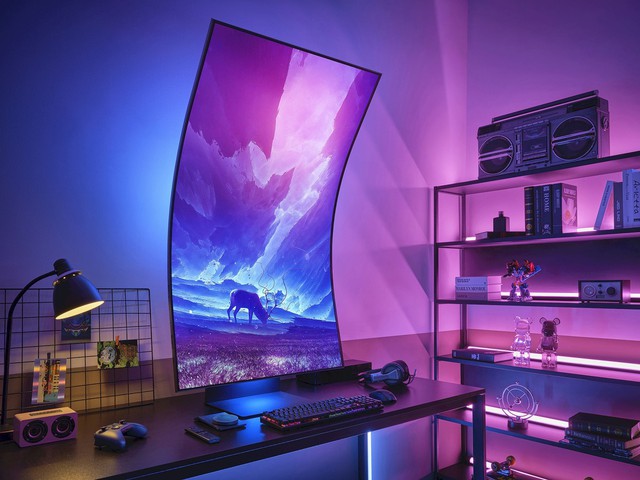 Samsung ra mắt Odyssey Ark: Màn hình gaming 55 inch 4K 165Hz cong, giá 3.500 USD - Ảnh 3.