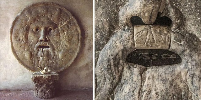 Mouth of Truth: Một chiếc mặt nạ bằng đá cẩm thạch hay máy phát hiện nói dối cổ xưa của Rome? - Ảnh 3.