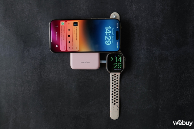 Pin dự phòng MagSafe 2-trong-1 cho iPhone và Apple Watch: Sạc được 4 thiết bị cùng lúc, dung lượng 10.000mAh, giá chỉ 1,5 triệu đồng- Ảnh 6.