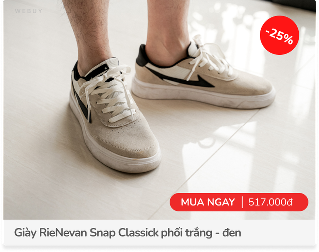 Giày RieNevan Snap Classick thương hiệu Việt: Gia công rất tốt, mới đi thấy hơi dở, điểm cộng lớn ở lót giày siêu êm- Ảnh 11.
