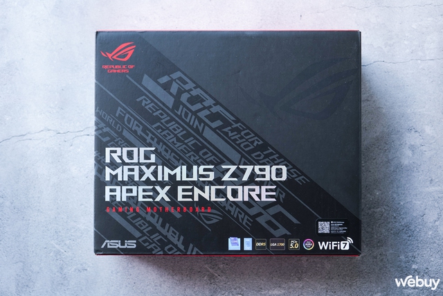 Trải nghiệm nhanh ROG MAXIMUS Z790 APEX ENCORE: Bo mạch chủ hàng đầu cho người dùng thích "em yêu khoa học"- Ảnh 1.