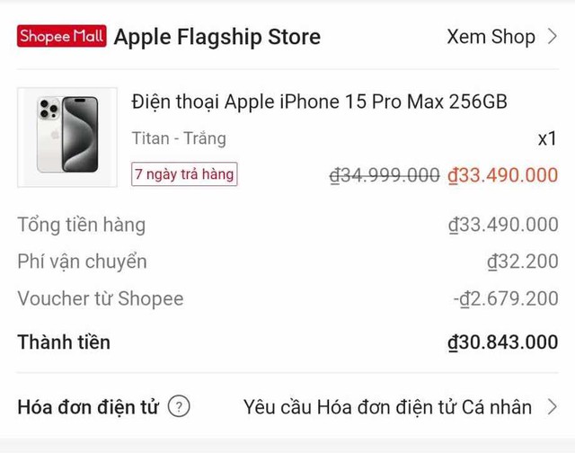 Đây là mức giá rẻ kỷ lục của iPhone 15 Pro Max tại Việt Nam: "Rẻ hơn cả các loại rẻ"- Ảnh 3.
