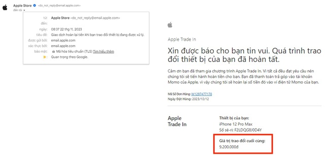 Người dùng Việt mất trắng chiếc iPhone cũ sau khi "Thu cũ đổi mới" trên Apple Store Online- Ảnh 3.