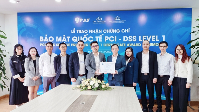 Cổng thanh toán 9Pay đạt chứng chỉ bảo mật quốc tế PCI DSS cấp độ cao nhất- Ảnh 1.