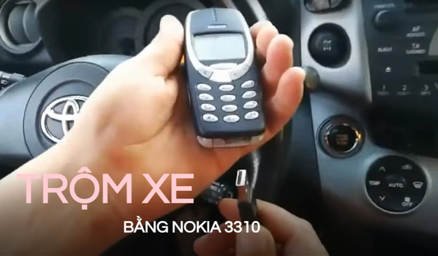 Car theft with Nokia 3310 in one note in US: Device sold in full 'online market', car owners are afraid because there is no way to fix it - Photo 1.
