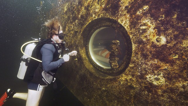Vị giáo sư 55 tuổi này sẽ xuống biển sống trong 100 ngày, để phá kỷ lục thế giới và nghiên cứu những gì xảy ra với cơ thể - Ảnh 4.