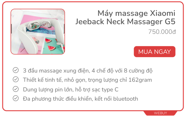 Jeeback G5 is a new generation of neck massager