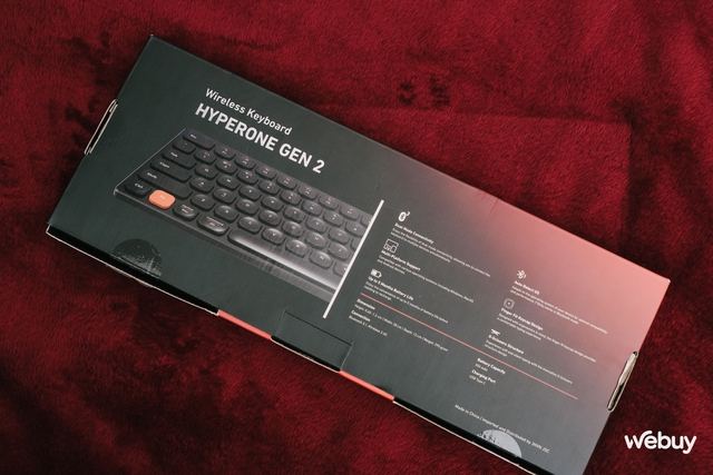 Năm mới bàn phím mới: HyperOne Gen 2 với thiết kế kim loại giống Magic Keyboard, hai chế độ ghép nối, pin lên tới 5 tháng mà giá chỉ 700.000 đồng- Ảnh 2.