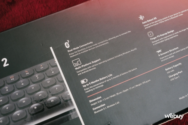 Năm mới bàn phím mới: HyperOne Gen 2 với thiết kế kim loại giống Magic Keyboard, hai chế độ ghép nối, pin lên tới 5 tháng mà giá chỉ 700.000 đồng- Ảnh 3.