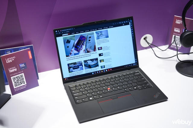 Soi cận cảnh ThinkPad Carbon X1 Gen 12 và ThinkPad X1 2-in-1 Gen 9: Bước tiến đột phá của Lenovo tại CES 2024- Ảnh 1.