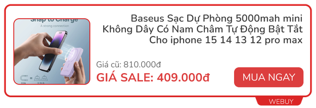 8 kiểu đồ Xiaomi, Baseus đáng mua dịp cận Tết: Đủ từ đồ gia dụng đến phụ kiện du xuân, giá lại sale đến 50%- Ảnh 6.