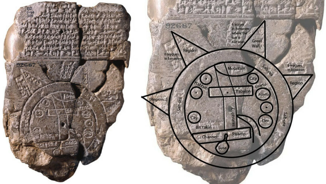 Đây là bản đồ cổ nhất thế giới được biết đến, được sản xuất tại Babylon khoảng 2.600 năm trước- Ảnh 1.