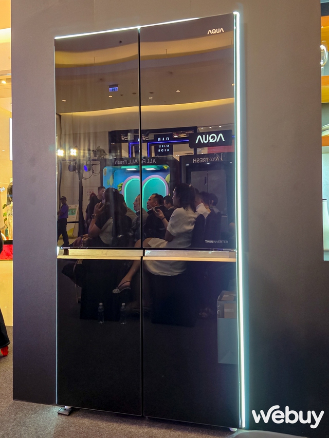 Cận cảnh AQUA ViewFresh: chiếc tủ lạnh dành cho những ai yêu thích phong cách nội thất xi-măng, giá từ 30 triệu đồng- Ảnh 2.