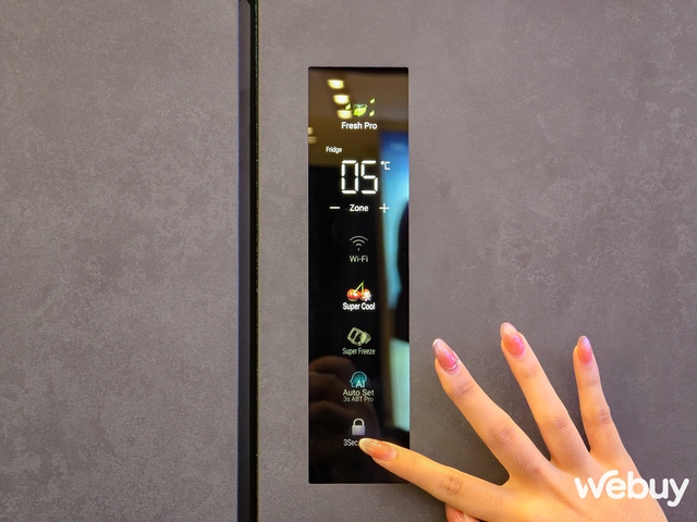 Cận cảnh AQUA ViewFresh: chiếc tủ lạnh dành cho những ai yêu thích phong cách nội thất xi-măng, giá từ 30 triệu đồng- Ảnh 5.