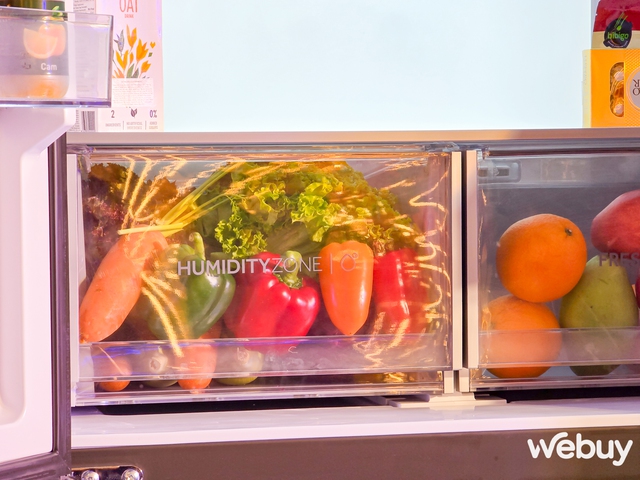 Cận cảnh AQUA ViewFresh: chiếc tủ lạnh dành cho những ai yêu thích phong cách nội thất xi-măng, giá từ 30 triệu đồng- Ảnh 11.