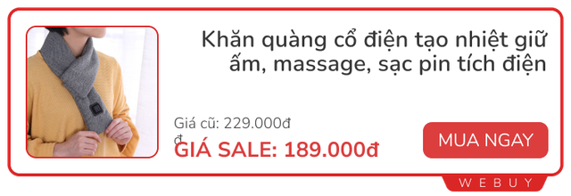 Trải nghiệm khăn quàng cổ tạo nhiệt kiêm massage giá 189.000 đồng, mới mua hơi kì lạ dùng lâu cảm thấy “hời”- Ảnh 7.