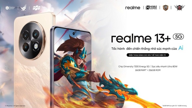 realme ra mắt smartphone chơi game "không lag": Chip Dimensity 7300 Energy, pin 5.000mAh, sạc nhanh 80W, giá 9,49 triệu đồng- Ảnh 1.