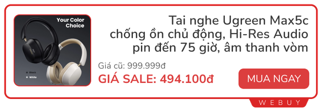 Sale cuối tháng có từ hôm nay: Loa mini từ 89.000đ, ổ cắm Wifi chỉ 155.000đ, tai nghe chống ồn Honor giảm 67%- Ảnh 5.