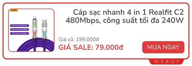 Sale cuối tháng vẫn còn: Củ sạc 100W 4 cổng 355.000đ, tai nghe đeo đi ngủ 251.000đ, iPad chính hãng chỉ 6.99 triệu- Ảnh 1.