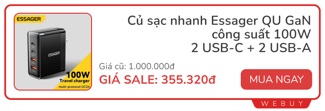 Sale cuối tháng vẫn còn: Củ sạc 100W 4 cổng 355.000đ, tai nghe đeo đi ngủ 251.000đ, iPad chính hãng chỉ 6.99 triệu- Ảnh 2.