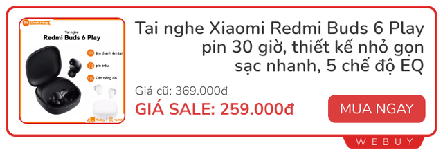 10+ deal đầu tháng giảm đến nửa giá: Tai nghe Redmi 259.000đ, cáp sạc 100W giá bằng cốc cafe, chuột trong suốt giảm 44%...- Ảnh 2.