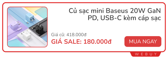 10+ deal đầu tháng giảm đến nửa giá: Tai nghe Redmi 259.000đ, cáp sạc 100W giá bằng cốc cafe, chuột trong suốt giảm 44%...- Ảnh 5.