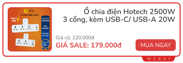 10+ deal đầu tháng giảm đến nửa giá: Tai nghe Redmi 259.000đ, cáp sạc 100W giá bằng cốc cafe, chuột trong suốt giảm 44%...- Ảnh 7.