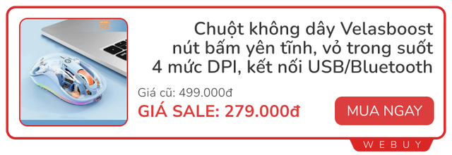 10+ deal đầu tháng giảm đến nửa giá: Tai nghe Redmi 259.000đ, cáp sạc 100W giá bằng cốc cafe, chuột trong suốt giảm 44%...- Ảnh 11.