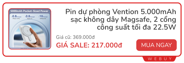 11 deal ngày đôi 11/11: Smartwatch Redmi từ 607.000đ, tai nghe chống ồn Honor -75%, cáp sạc 100W chỉ 134.000đ...- Ảnh 2.