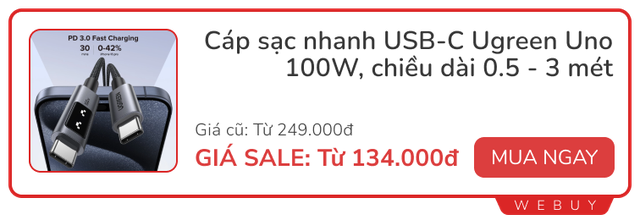 11 deal ngày đôi 11/11: Smartwatch Redmi từ 607.000đ, tai nghe chống ồn Honor -75%, cáp sạc 100W chỉ 134.000đ...- Ảnh 3.