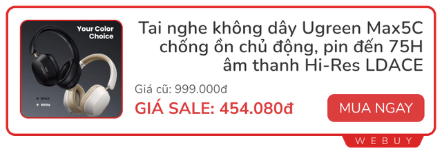 11 deal ngày đôi 11/11: Smartwatch Redmi từ 607.000đ, tai nghe chống ồn Honor -75%, cáp sạc 100W chỉ 134.000đ...- Ảnh 6.