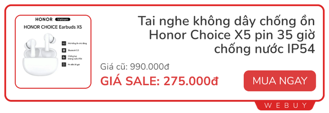 11 deal ngày đôi 11/11: Smartwatch Redmi từ 607.000đ, tai nghe chống ồn Honor -75%, cáp sạc 100W chỉ 134.000đ...- Ảnh 7.