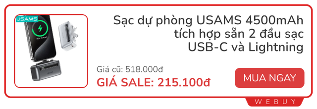 Sale ngày đôi vẫn còn: Tai nghe chống ồn Baseus 419.000đ, bàn chải điện Xiaomi T300 284.000đ, pin dự phòng mini 215.000đ- Ảnh 4.