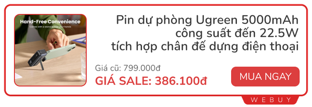 Sale ngày đôi vẫn còn: Tai nghe chống ồn Baseus 419.000đ, bàn chải điện Xiaomi T300 284.000đ, pin dự phòng mini 215.000đ- Ảnh 3.